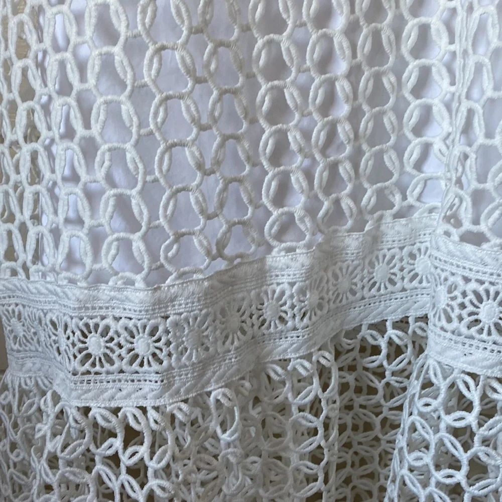Crochet High/Low Midi Dress Size Small - Picture 6 of 11
